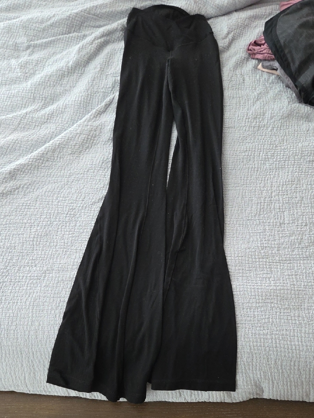 Black Wide-Leg Women's Pants